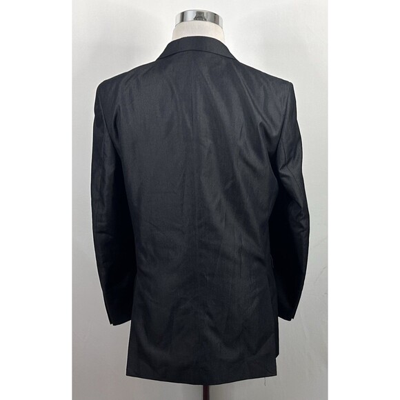 Perry Ellis Portfolio 40L Slim Fit Sport Coat Gray Two Button Double Vented - Picture 6 of 8